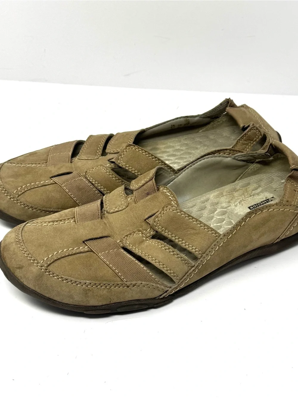Clarks Haley Stork Slip On Loafer Tan Women’s Sz 11